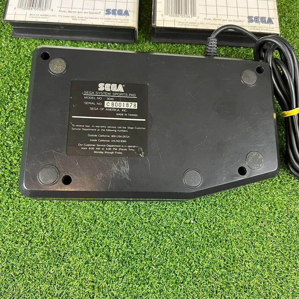 Sega Sports Pad Controller Sega Master Sports Pad Football Great Ice Hockey Set